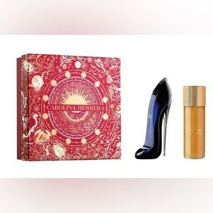 NWT Carolina Herrera good girl kit with body glitter